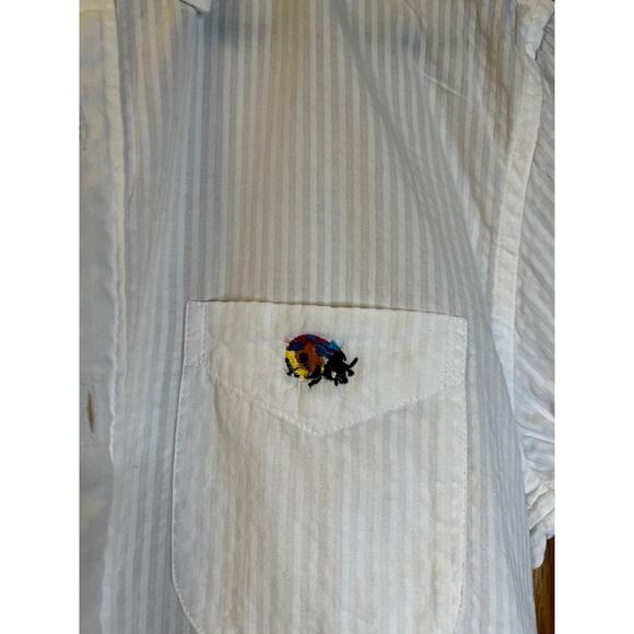Bonobos Textured Lightweight Shirt with Lady Bug Size S - Picture 2 of 3